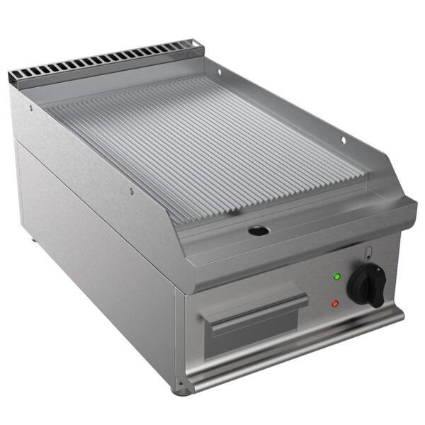 Fry top electric cu suprafata striata, 400x700mm