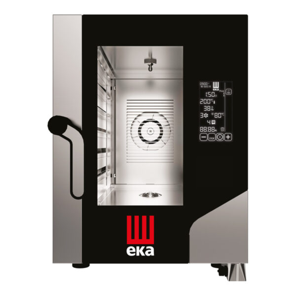 Cuptor electric combi steamer COMPACT, 6 tavi GN1/1, digital BLACK MASK