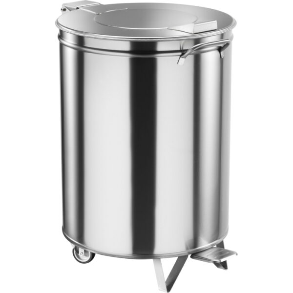 Cos de gunoi din inox, 50 litri