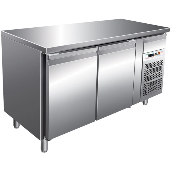 Masa frigorifica pentru patiserie cu 2 usi, 1510x800mm