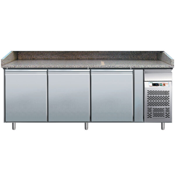 Masa frigorifica pentru pizza cu 3 usi, 2020x800x1000mm