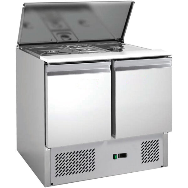 Saladeta 2 cuve GN1/1 + 3 cuve GN1/6, 240 litri