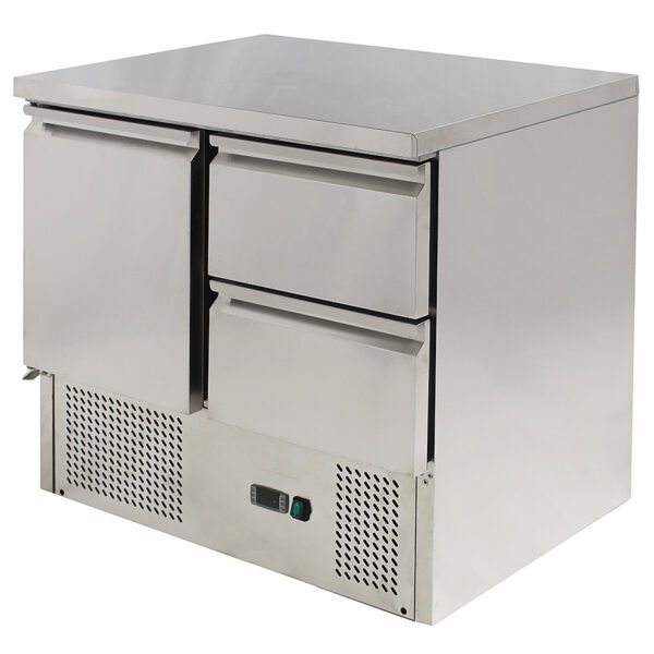 Saladeta cu 1 usa si 2 sertare, 230 litri