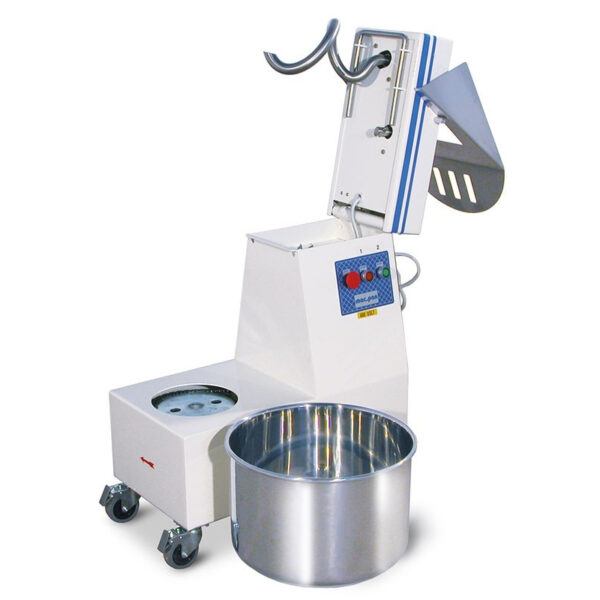 Malaxor cu spirala cu 2 viteze si cuva detasabila, 8kg