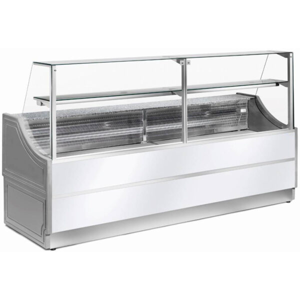 Vitrina calda cu geam drept Orleans, 1000mm