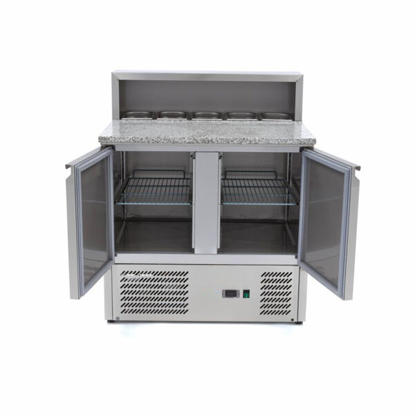 Masa frigorifica pentru pizza, 900x700x1100mm