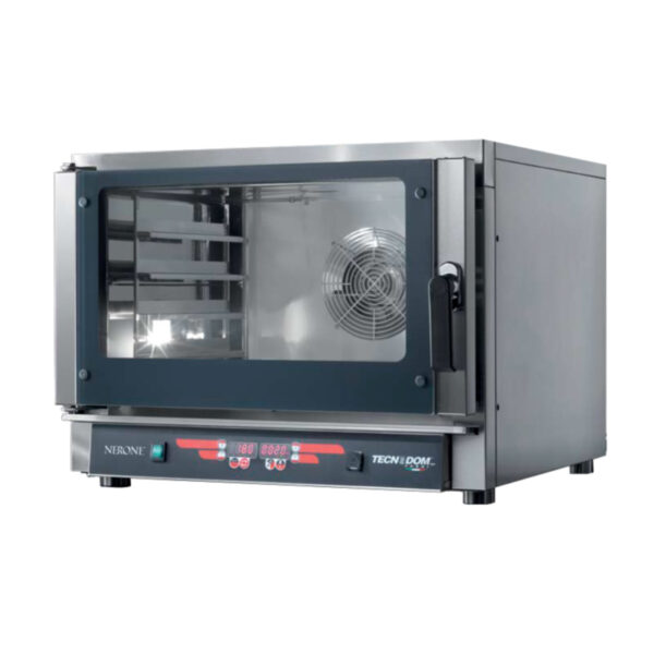 Cuptor electric digital cu convectie, 4 tavi 600x400mm sau 4 tavi GN1/1, cu sau fara umidificare