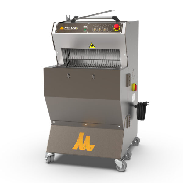 Masina automata pentru feliat paine cu capac, 250 buc/h, Matas