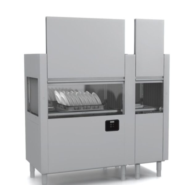 Masina profesionala de spalat vase tip tunel, cu recuperator termic, break tank, Uniko Evolution cm Krupps Italia