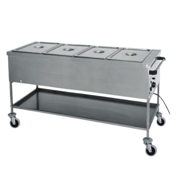 Carucior bain-marie, 4xGN1/1
