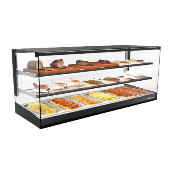 Vitrina calda LOGIC TRIPLE Bain-Marie, 1190 mm