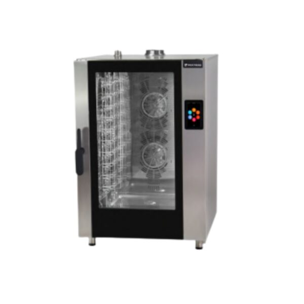 Cuptor profesional combi pe gaz, 10 tavi GN 1/1 sau 10 tavi 600 x 400 mm, Flexo Bakery