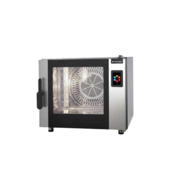 Cuptor profesional combi pe gaz cu injectie directa de abur, 6 tavi GN 1/1, Flexo Gastronomy World