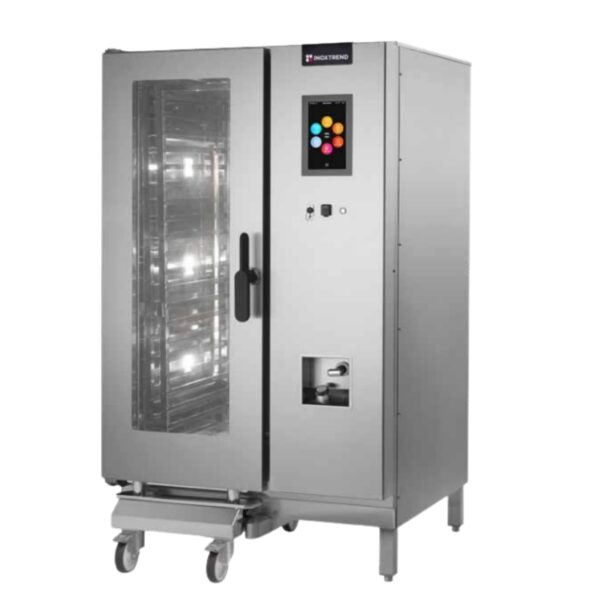 Cuptor profesional combi electric cu boiler, 20 tavi GN 1/1, touchscreen, Level-Up