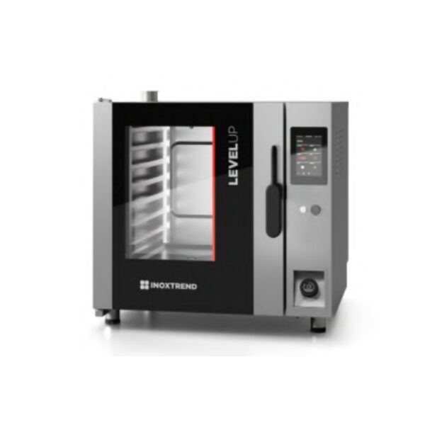 Cuptor profesional combi electric cu injectie directa de abur, 7 tavi GN 1/1, touchscreen, Level-Up