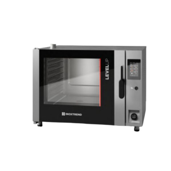 Cuptor profesional combi electric cu injectie directa de abur, 7 tavi GN 2/1, touchscreen, Level-Up