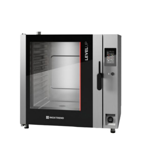 Cuptor profesional combi electric cu injectie directa de abur, 11 tavi GN 2/1, touchscreen, Level-Up