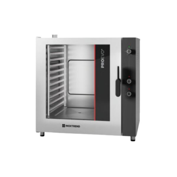 Cuptor profesional combi electric cu injectie directa de abur, 11 tavi GN 2/1, touchscreen, ProEvo+